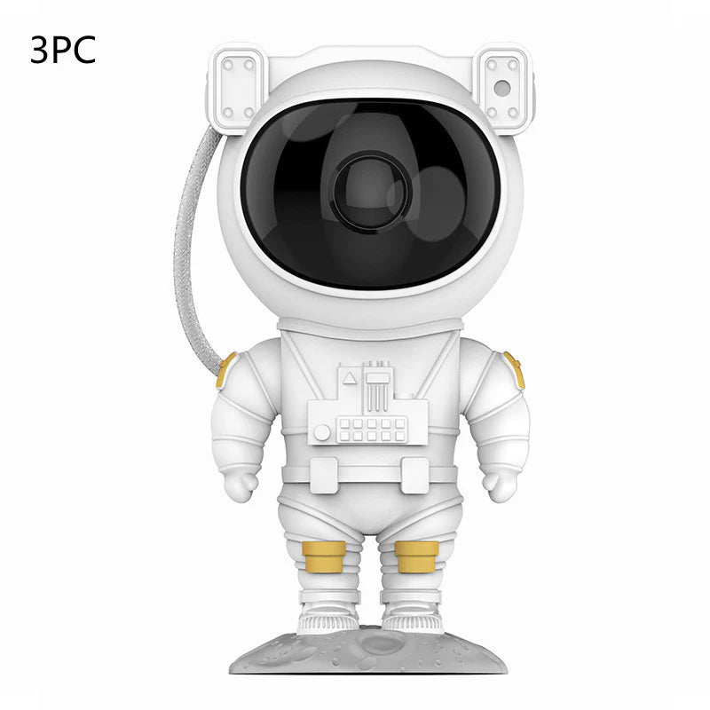 Astronaut Galaxy Starry Sky Projector Nightlight - USB Bedroom Table Lamp