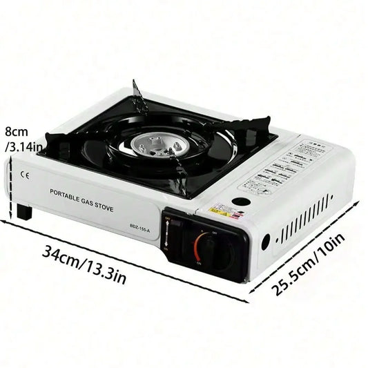 Portable Mini Cassette Gas Stove for Outdoor Camping and Barbecue Cooking
