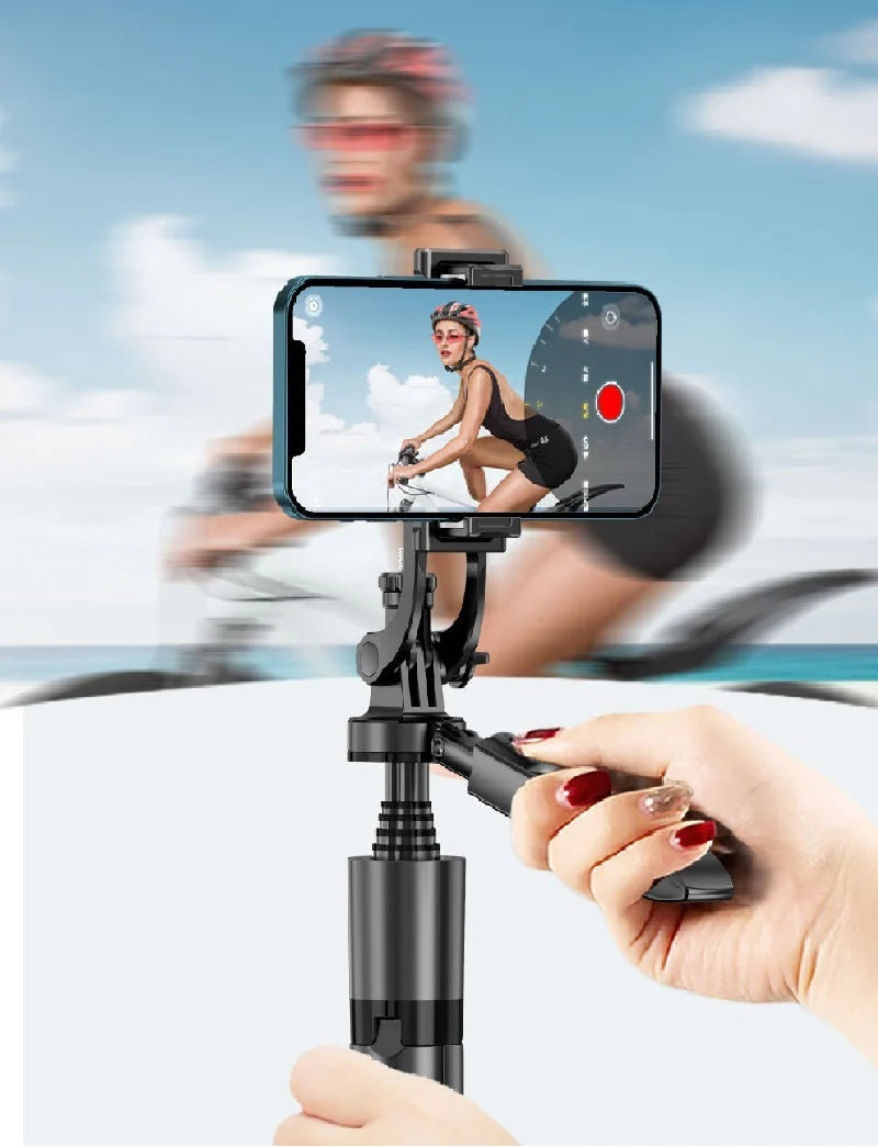 360° Auto Face Tracking AI Gimbal Stabilizer for Smartphones - Professional Video Vlogging and Live Streaming Tripod