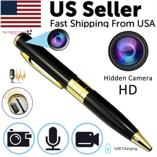 Mini Hidden Pen Camera with 1080P HD Audio Video Recording - Portable Security DVR USA