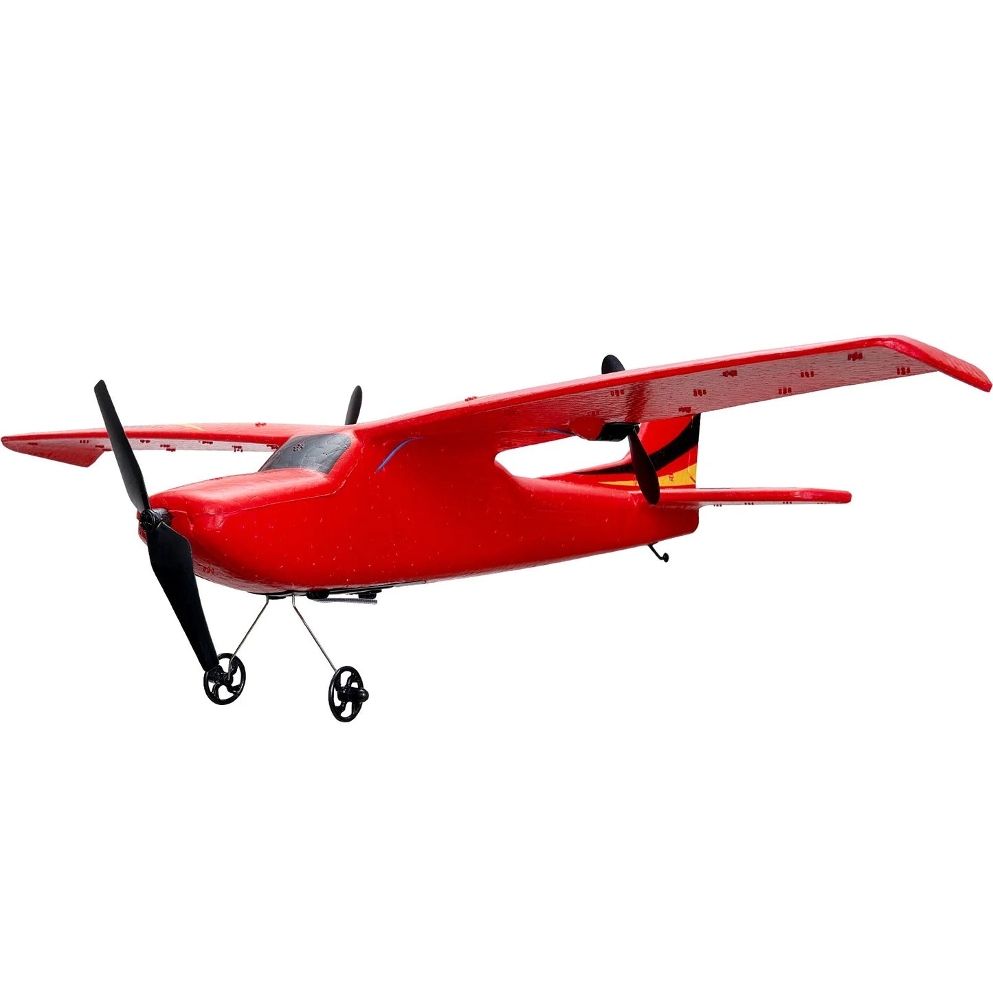 VEVOR EPP Foam RC Airplane with 2.4 GHz Remote Control and Dual Battery Pack