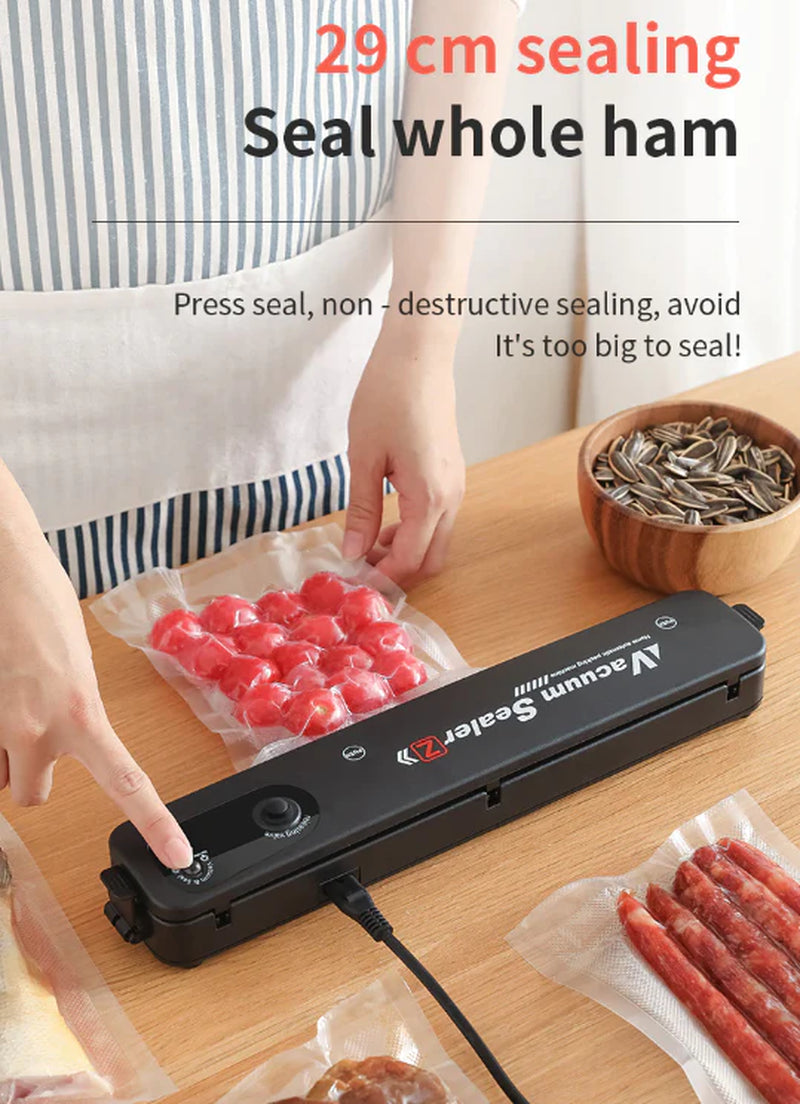 Automatic Vacuum Sealer for Food Preservation with Seal Bags