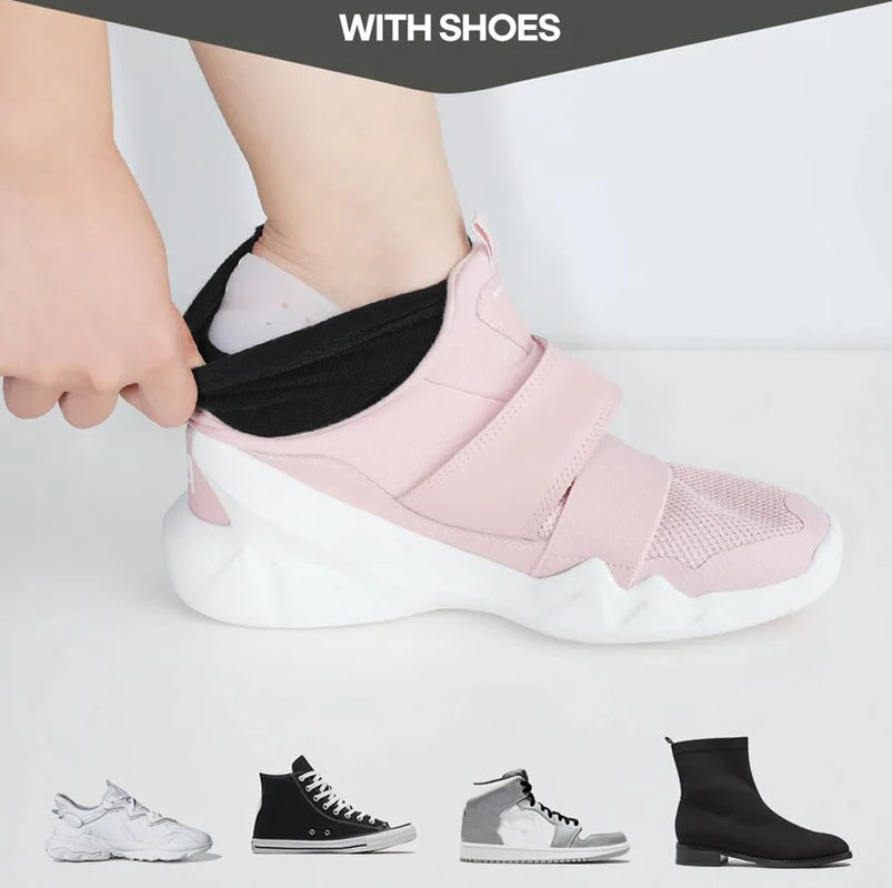 Invisible Height-Enhancing Silicone Insoles with Concealed Footbed Design - USA