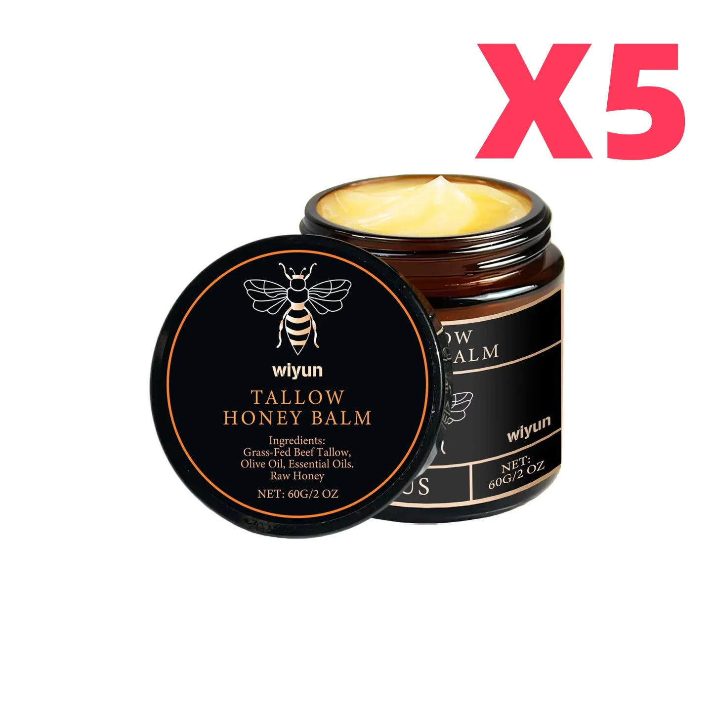 Beef Tallow Cream for Dark Spot Removal, Melanin Brightening, Firming, Tightening, and Moisturizing Body Lotion