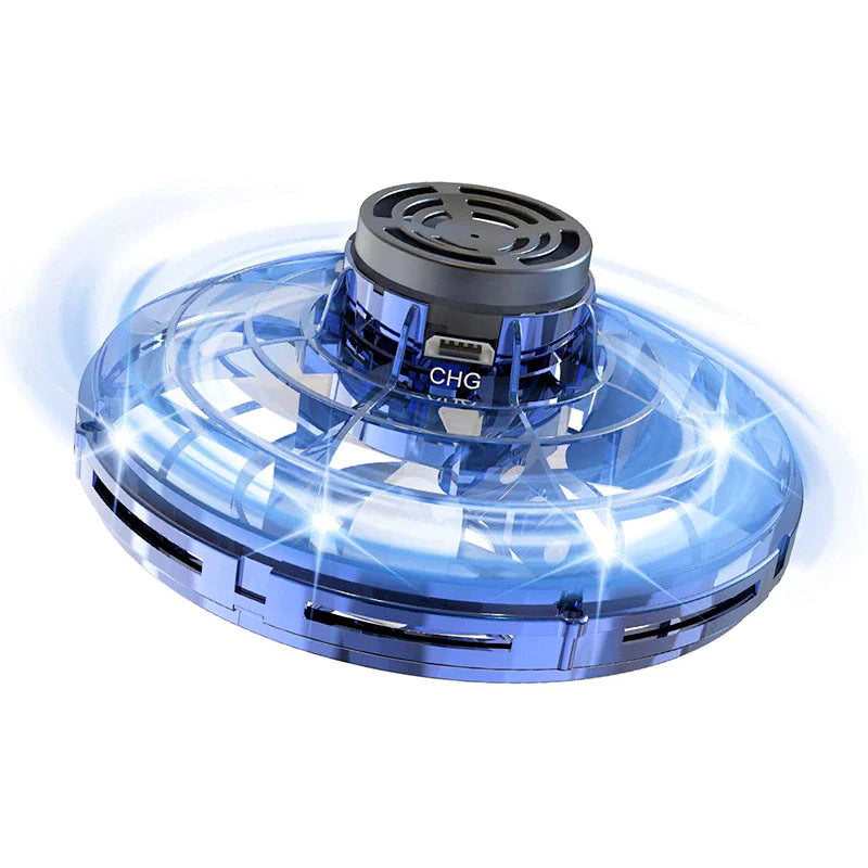 LED Flying Fidget Spinner Drone Ball - Stress Relief and Focus Toy for All Ages