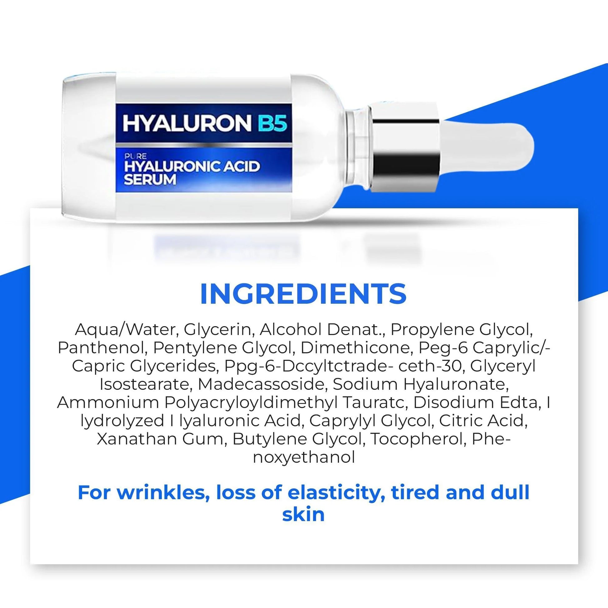Hyaluronic Acid Serum with Vitamin B5 for Deep Hydration and Skin Nourishment