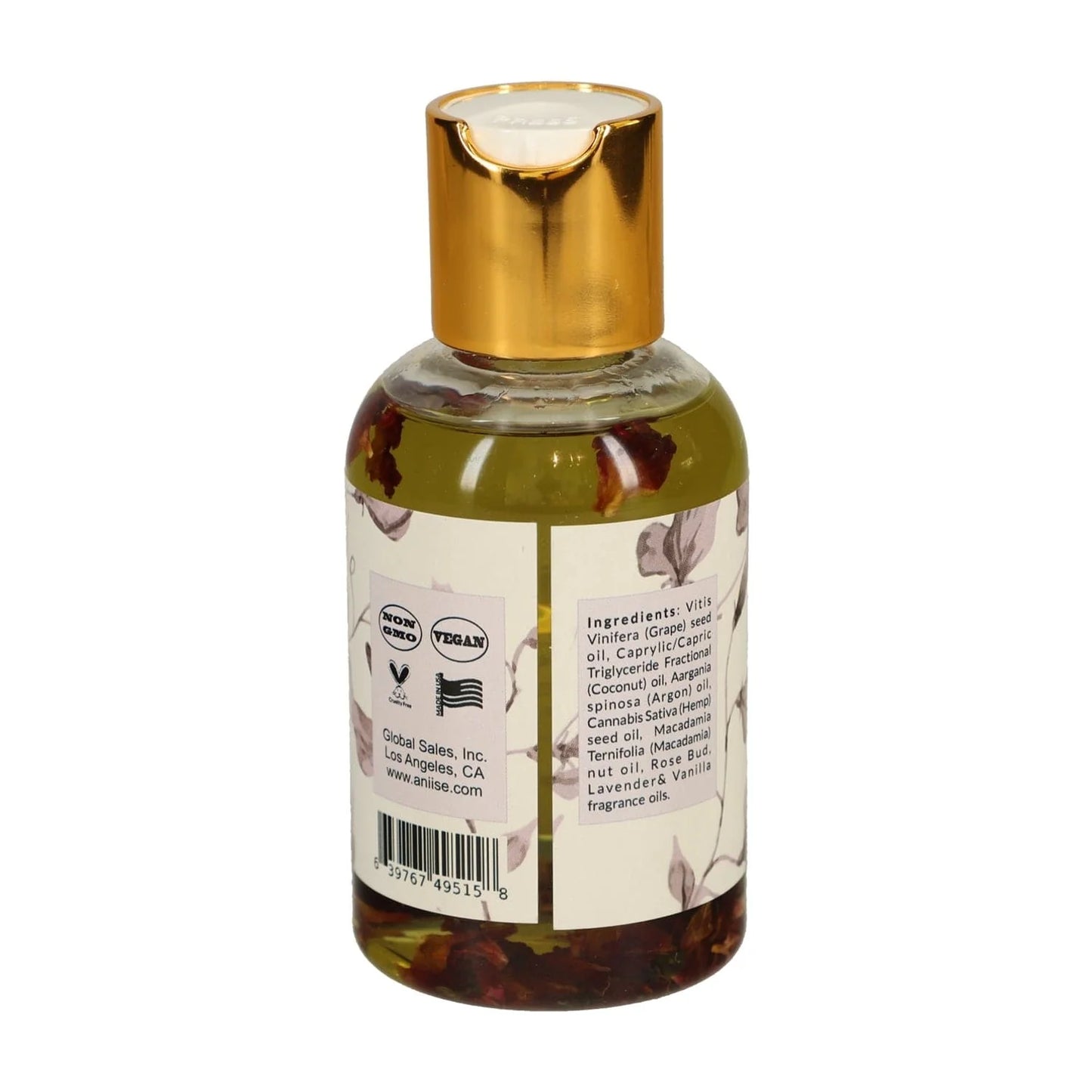Luxurious Natural Rose Petal Body Oil