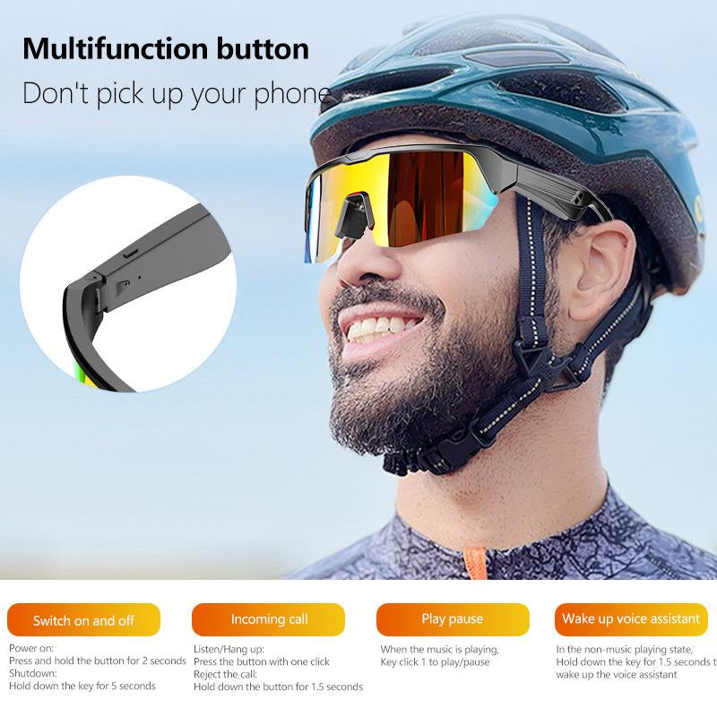 Smart Bluetooth Sunglasses for Outdoor Sports