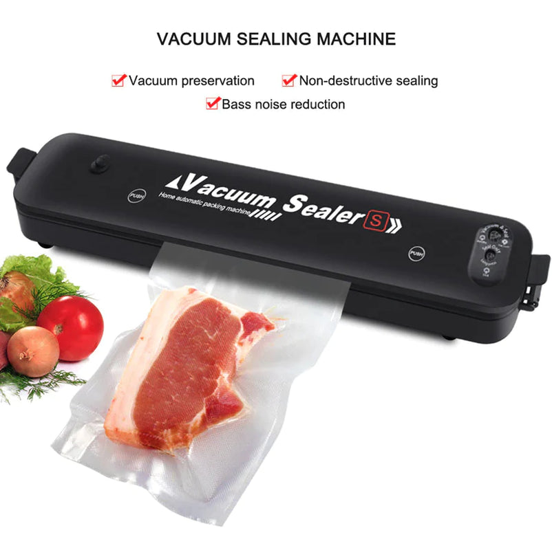 Automatic Vacuum Sealer for Food Preservation with Seal Bags