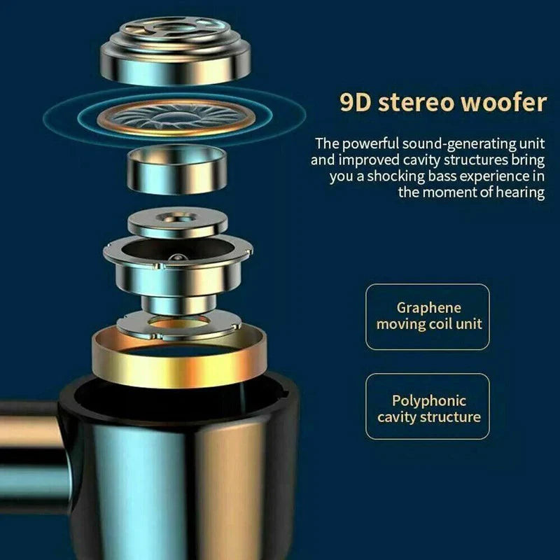 Wireless Bluetooth 5.0 Noise-Cancelling Earpiece Headset for Drivers and Truckers