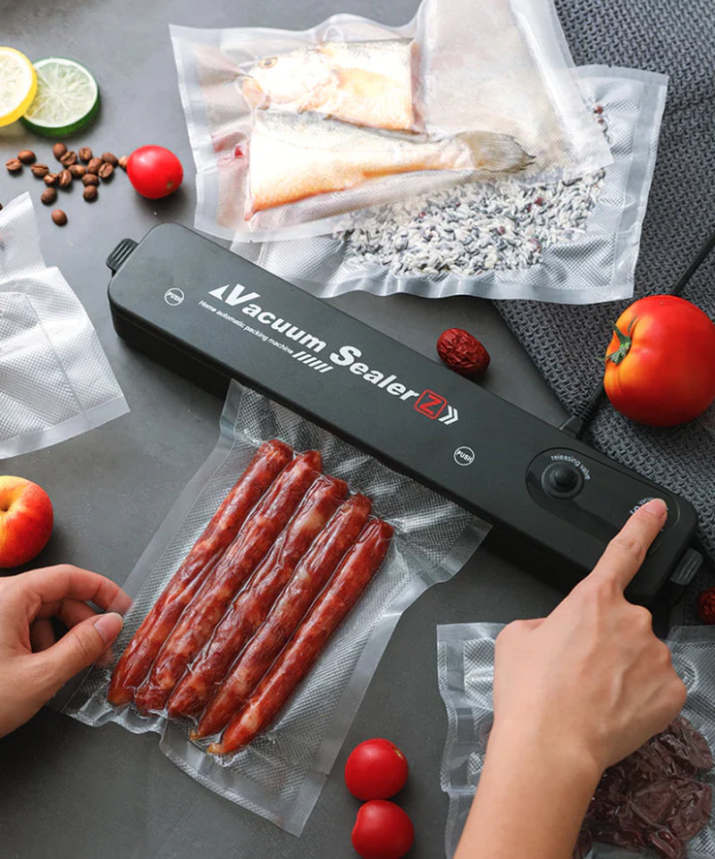 Automatic Vacuum Sealer for Food Preservation with Seal Bags
