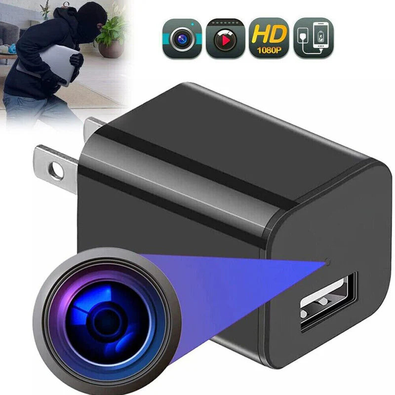 Full HD 1080P Mini Hidden Camera for Home Security with Night Vision and Audio Recording