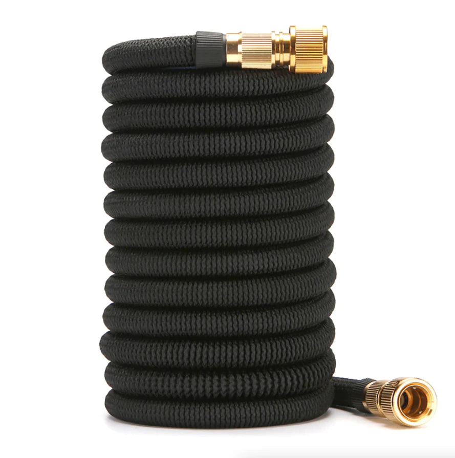 Deluxe Expandable Flexible Garden Hose - 25, 50, 75, 100FT - 4X Stronger Durability