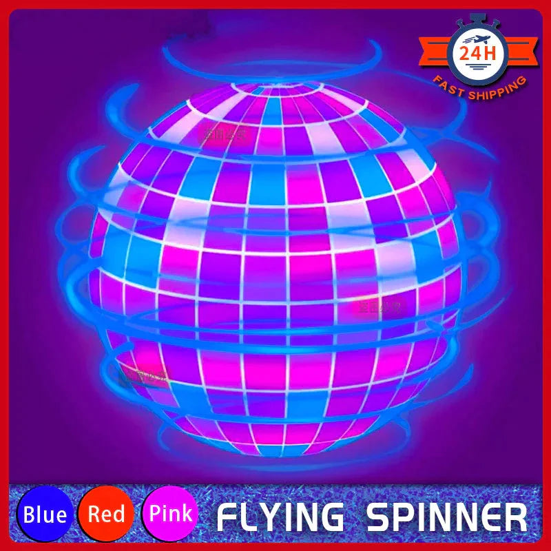Magic Flying Ball Pro Mini LED Remote-Controlled Hand-Operated Boomerang Spinner Toy for Adults and Kids Gift