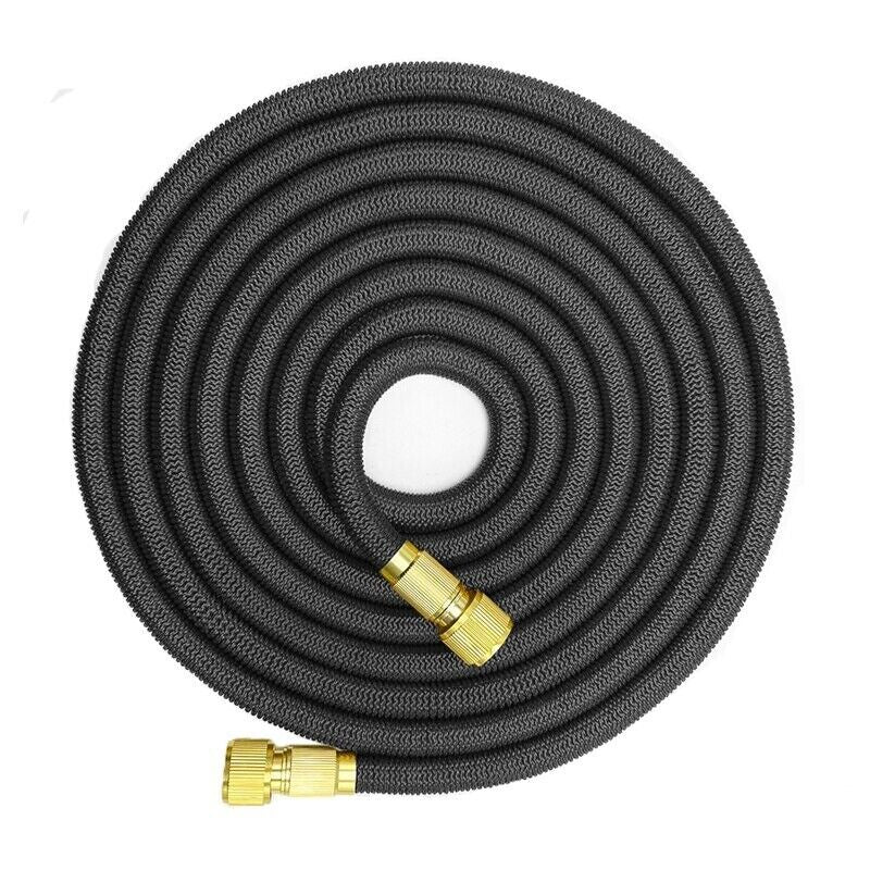 Deluxe Expandable Flexible Garden Hose - 25, 50, 75, 100FT - 4X Stronger Durability