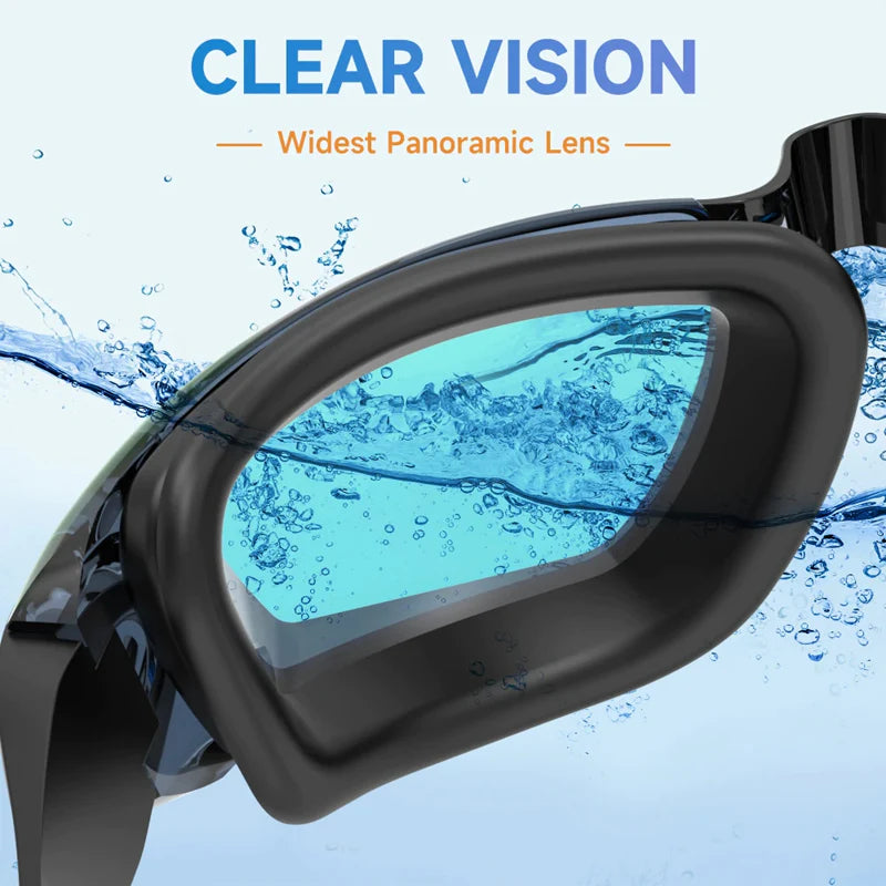 Professional UV-Protection Anti-Fog Swimming Goggles for Adults and Children