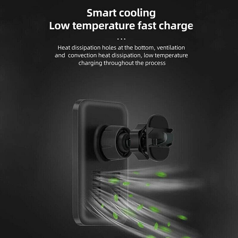 Magnetic Wireless Car Charger Mount for iPhone 12, 13, 14 Pro Max with MagSafe Compatibility