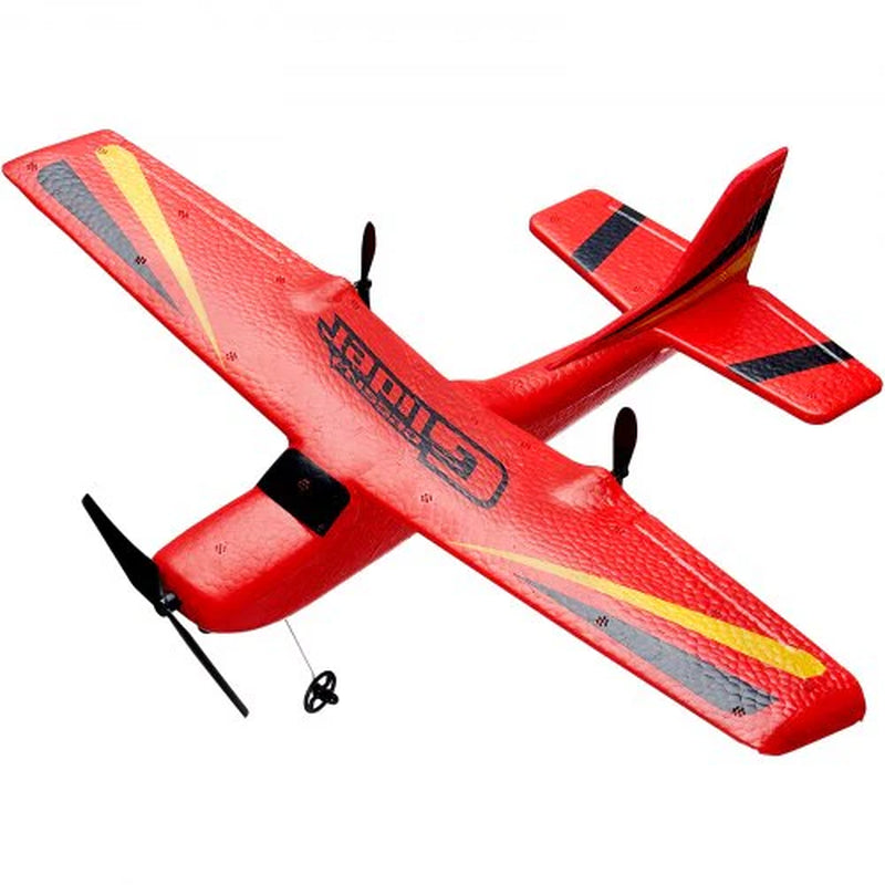 VEVOR EPP Foam RC Airplane with 2.4 GHz Remote Control and Dual Battery Pack