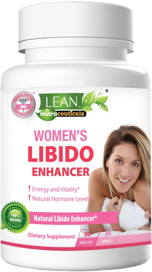 Women's Libido Enhancement Supplement with Maca Root, Fenugreek, Tongkat Ali, and Horny Goat Weed - Energy, Hormonal Balance, Mood Support, and Menopause Relief - 30 Capsules