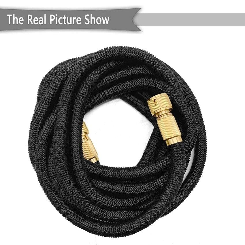 Deluxe Expandable Flexible Garden Hose - 25, 50, 75, 100FT - 4X Stronger Durability