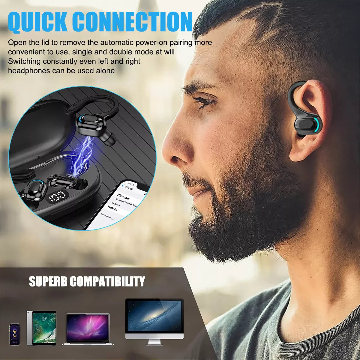 Professional Translation Earbuds with Real-Time Online and Offline Support for 144 Languages