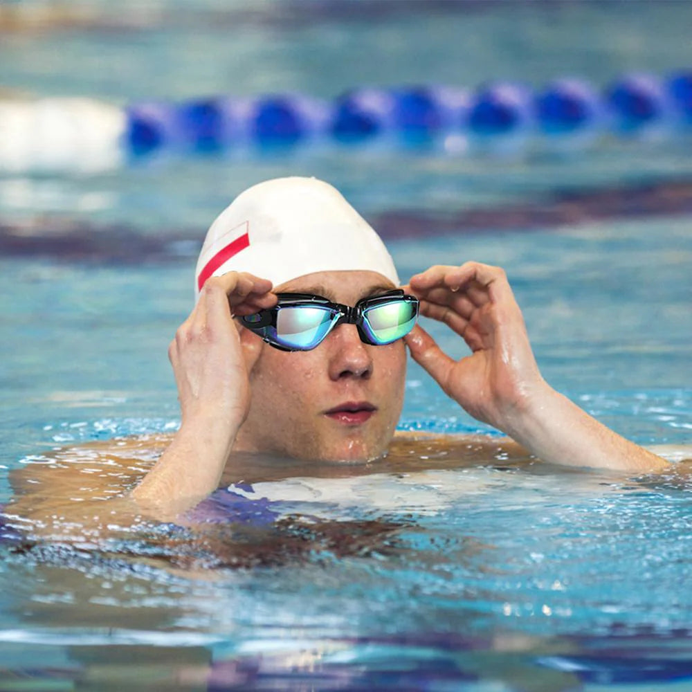 Professional UV-Protection Anti-Fog Swimming Goggles for Adults and Children