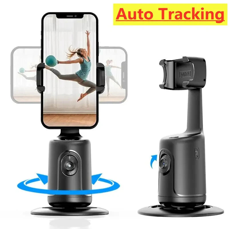 360° Auto Face Tracking AI Gimbal Stabilizer for Smartphones - Professional Video Vlogging and Live Streaming Tripod