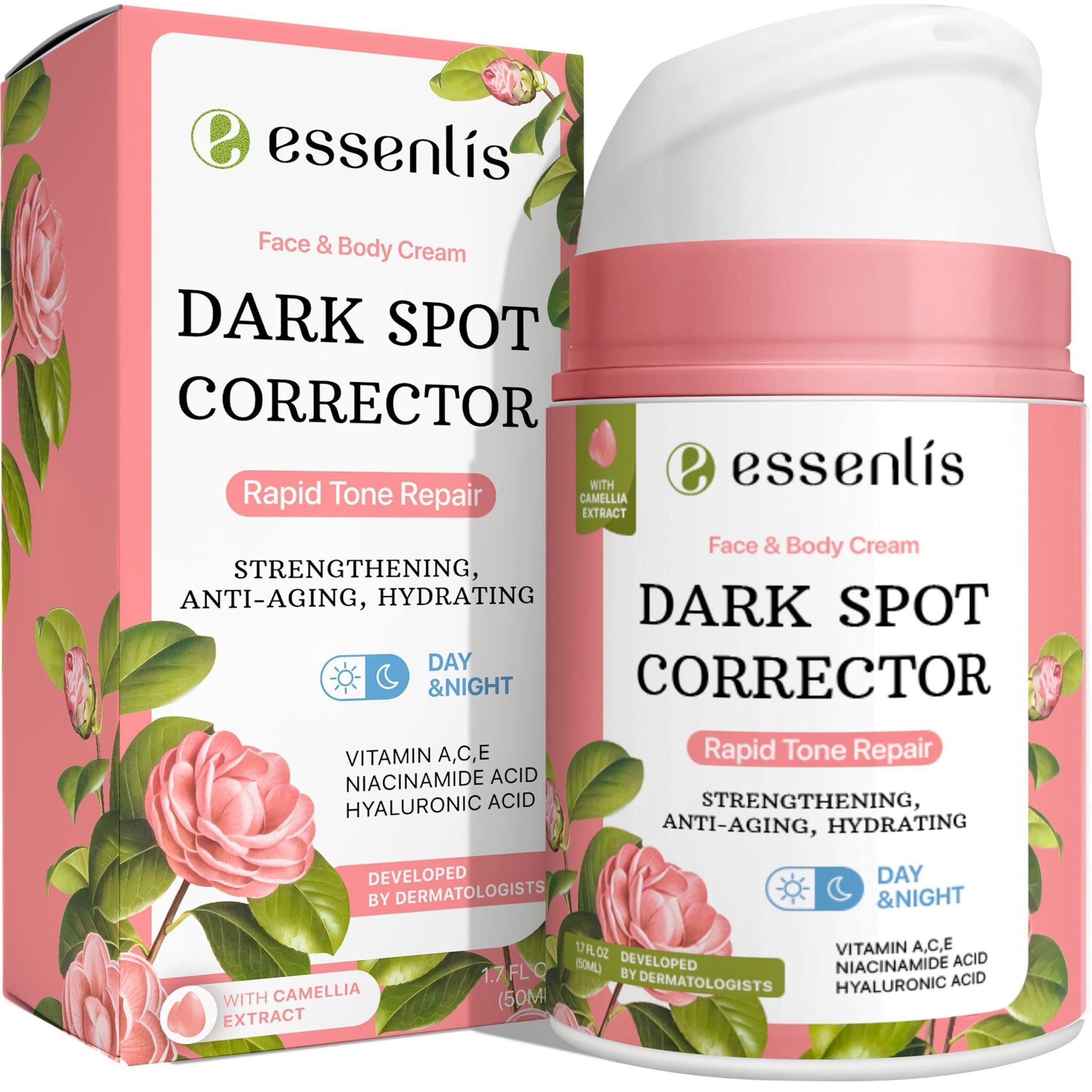 Advanced Dark Spot Corrector for Face, Body, Underarms, Knees, Elbows, and Sensitive Areas