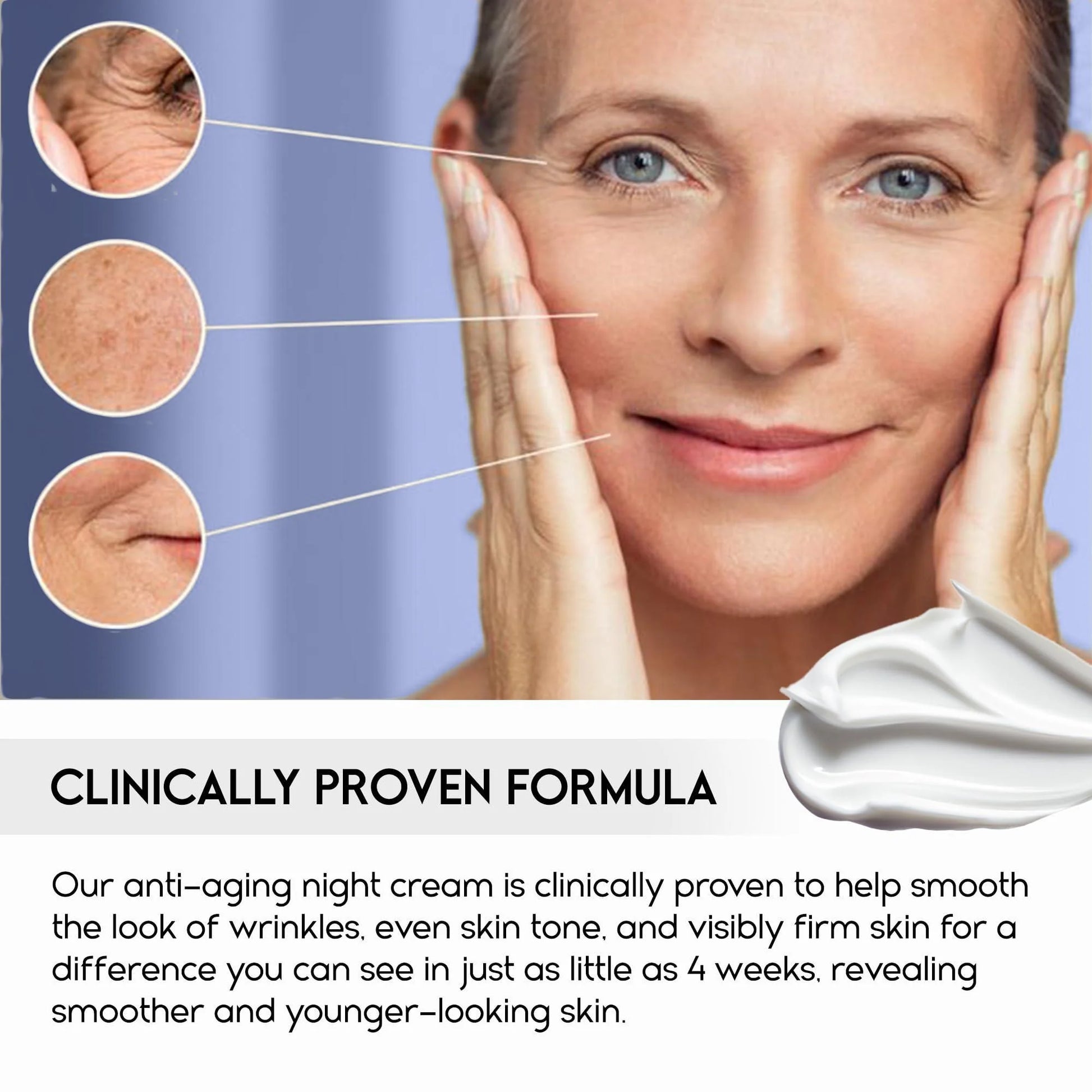 Advanced Retinol Night Cream for Women - Anti-Aging Face Treatment for Wrinkles