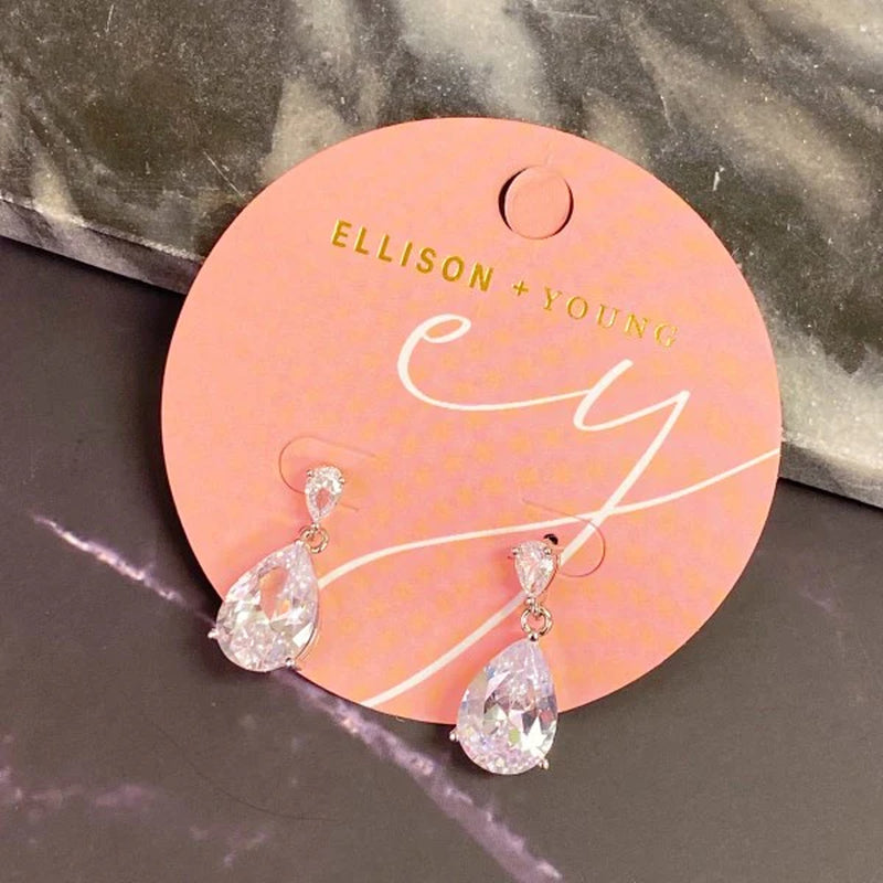 Teardrop Crystal Earrings