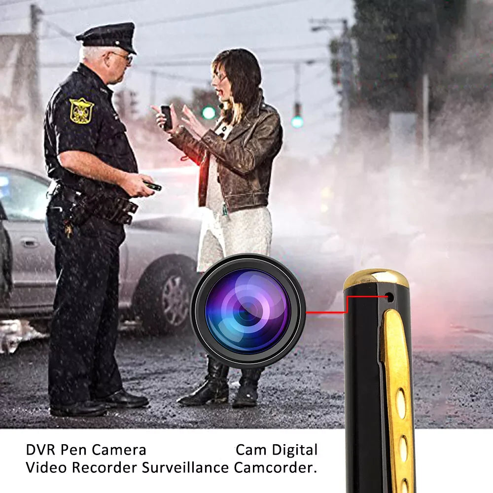 Mini Hidden Pen Camera with 1080P HD Audio Video Recording - Portable Security DVR USA