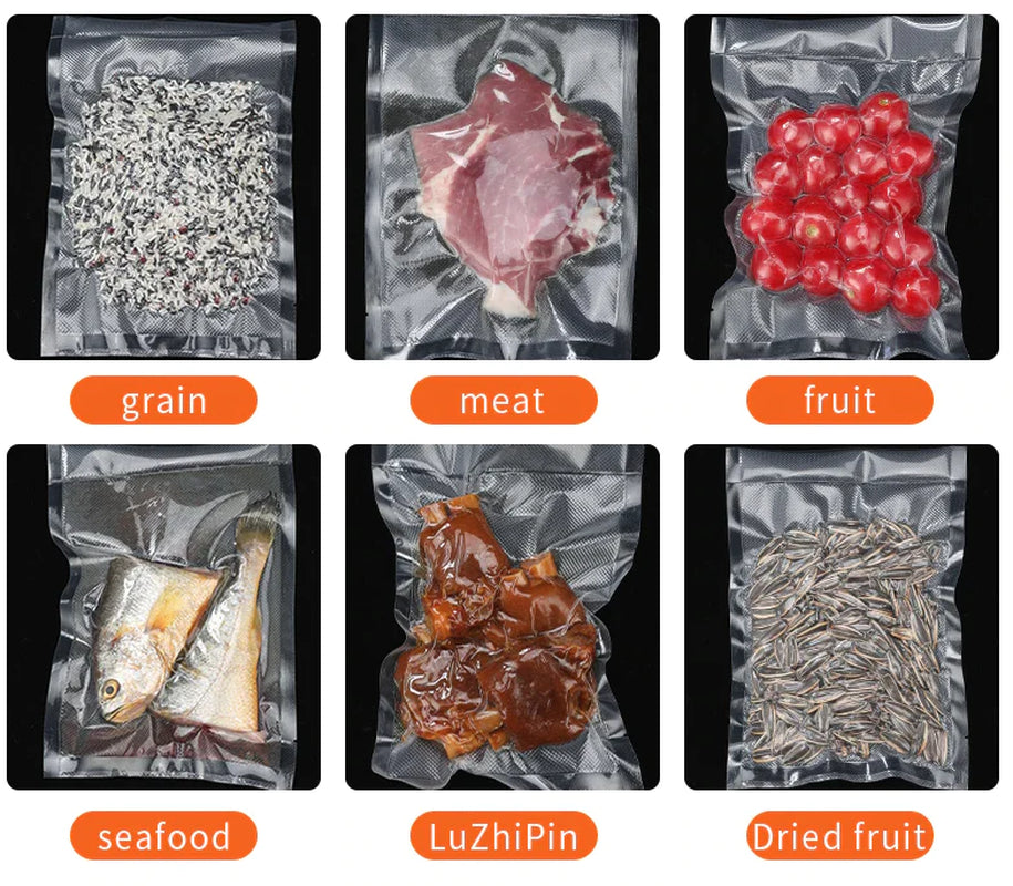 Automatic Vacuum Sealer for Food Preservation with Seal Bags