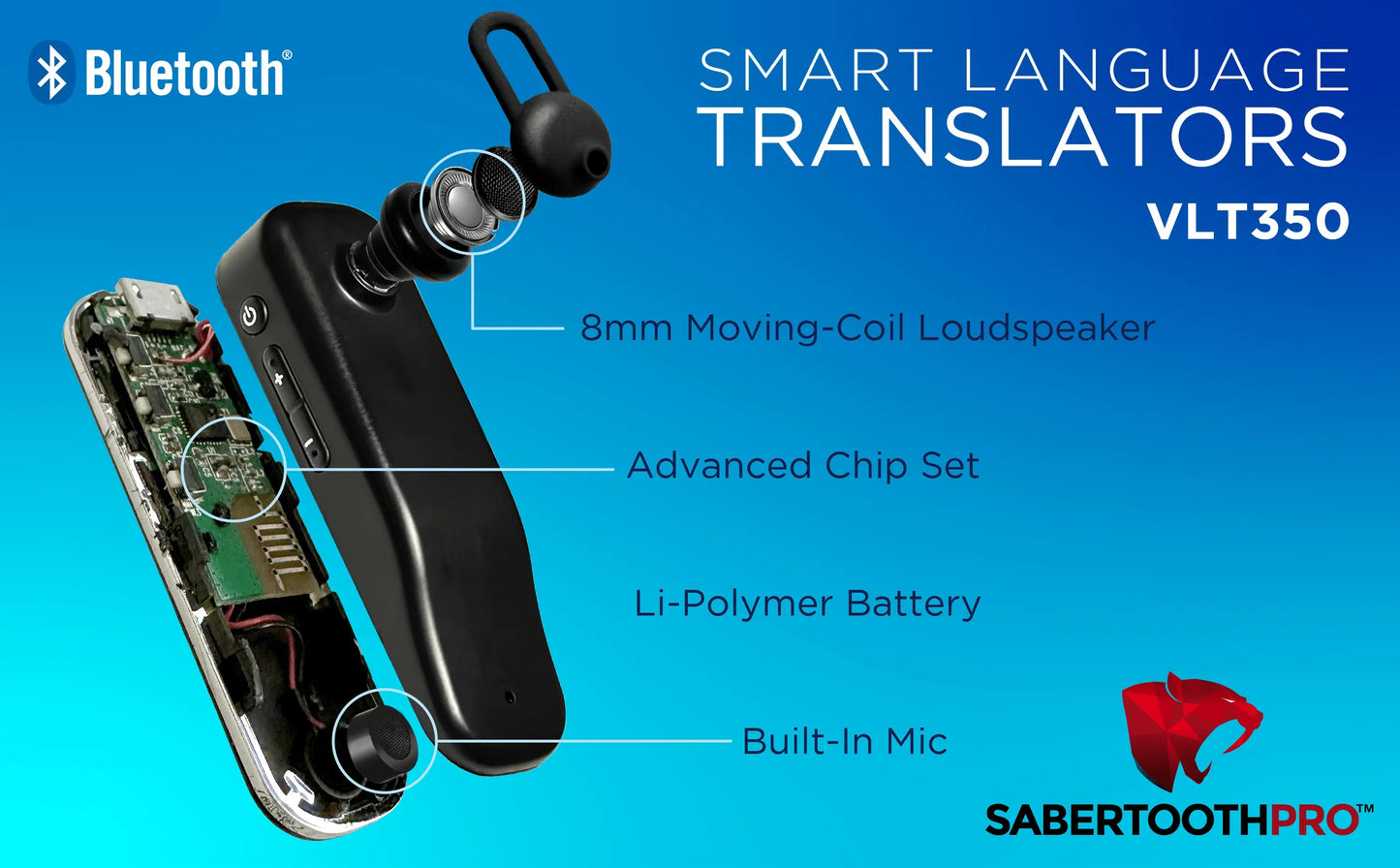 Sabertooth VLT350 Intelligent Voice Language Translator
