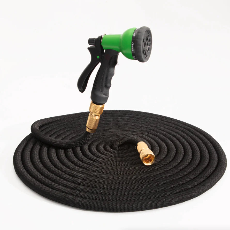 Deluxe Expandable Flexible Garden Hose - 25, 50, 75, 100FT - 4X Stronger Durability