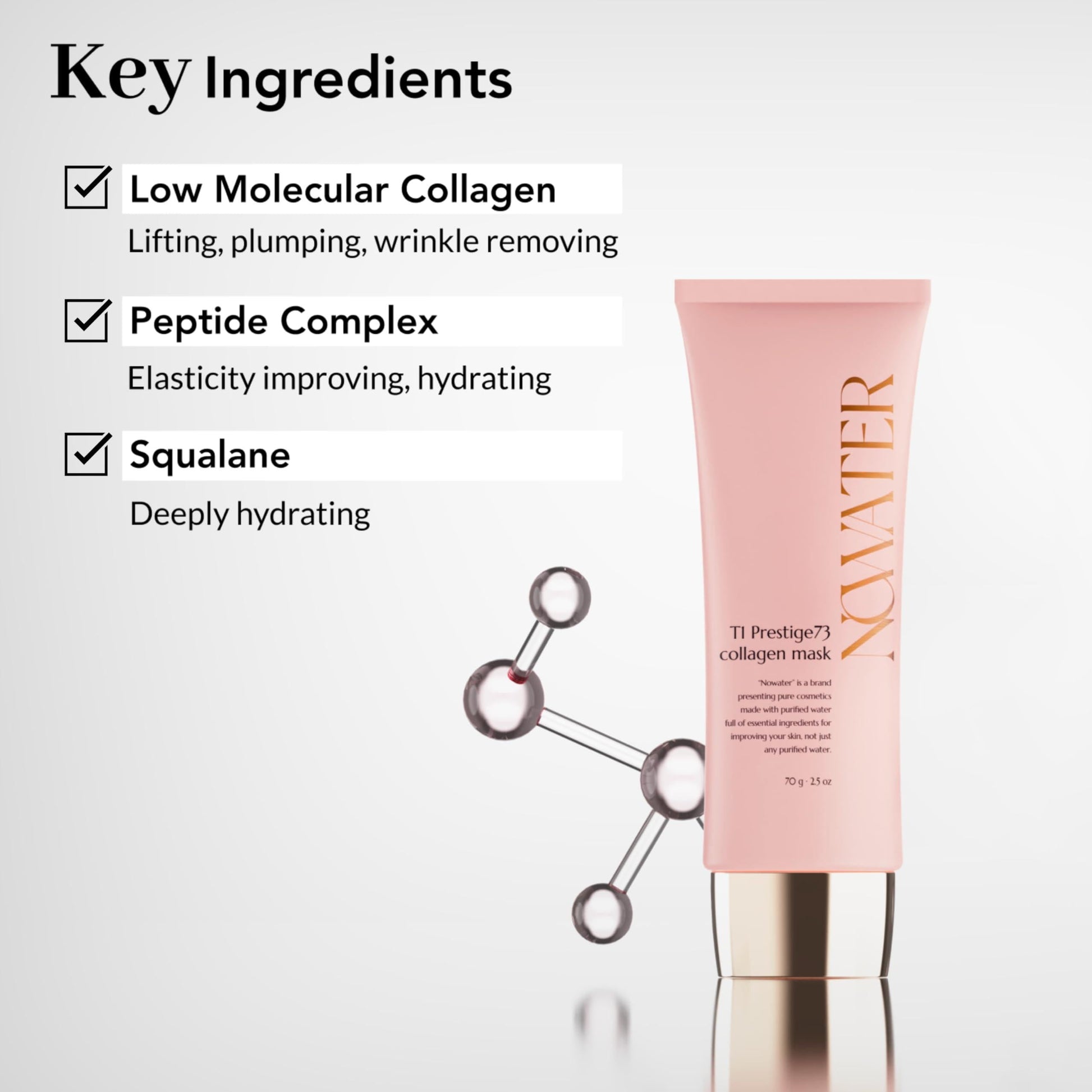 Collagen Infusion Wrapping Mask for Enhanced Elasticity and Hydration, 2.5 Fl Oz