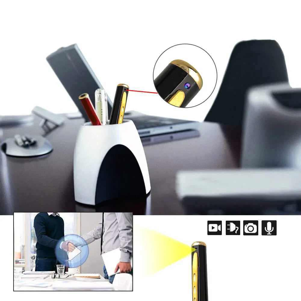 Mini Hidden Pen Camera with 1080P HD Audio Video Recording - Portable Security DVR USA