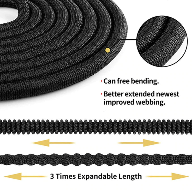 Deluxe Expandable Flexible Garden Hose - 25, 50, 75, 100FT - 4X Stronger Durability