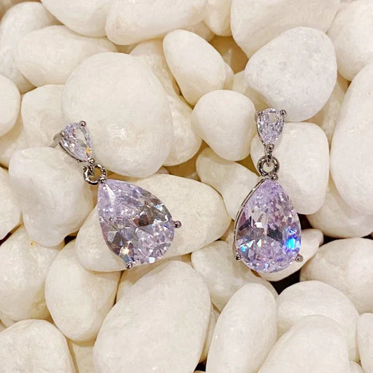 Teardrop Crystal Earrings