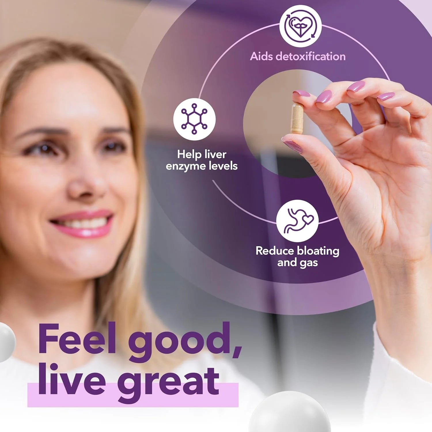 Liver Health Supplement - Advanced Detox Formula with Milk Thistle, Artichoke Extract, Dandelion, and Apple Cider Vinegar