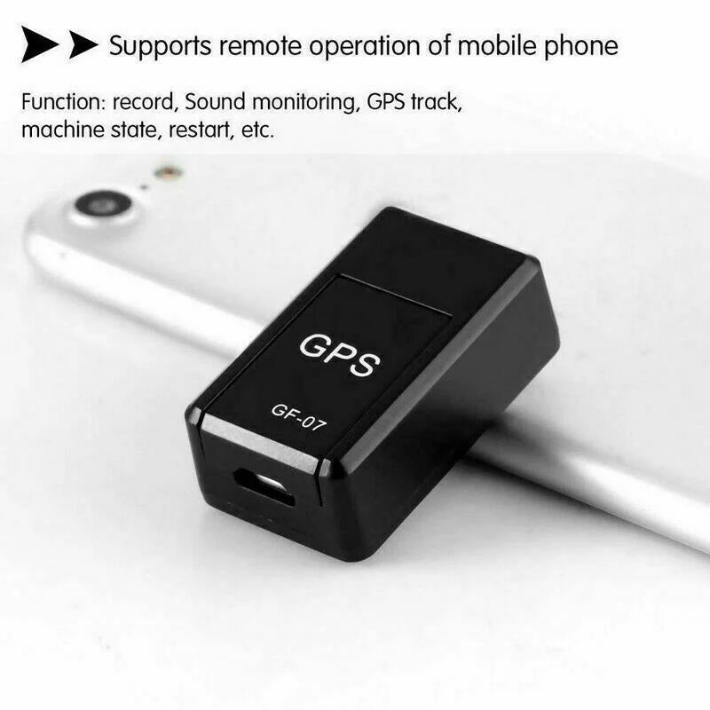 GF07 Mini Magnetic GPS Tracker - Real-Time Vehicle Locator for Cars and Trucks (GSM/GPRS, USA)