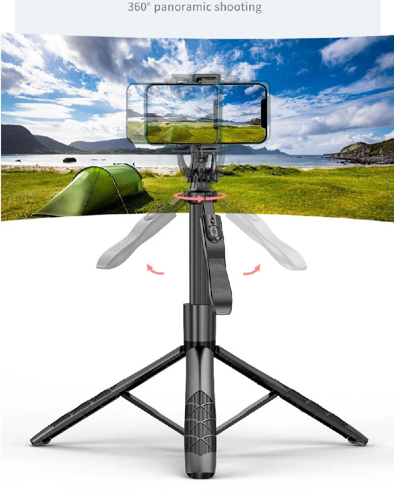 360° Auto Face Tracking AI Gimbal Stabilizer for Smartphones - Professional Video Vlogging and Live Streaming Tripod