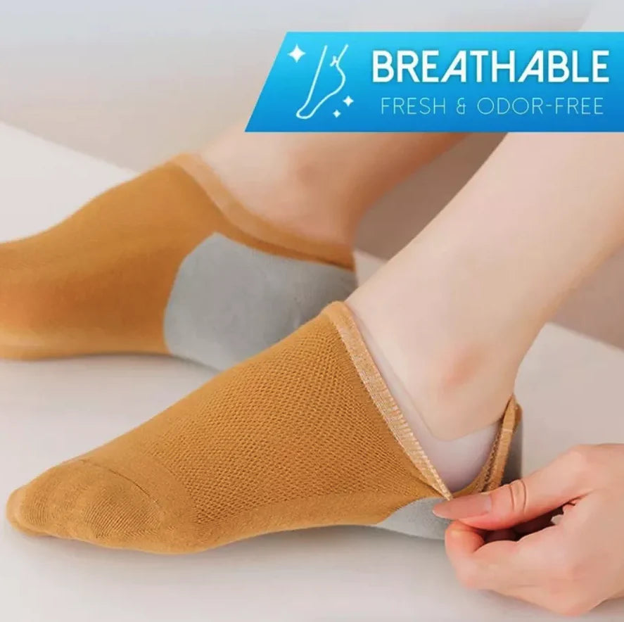 Invisible Height-Enhancing Silicone Insoles with Concealed Footbed Design - USA