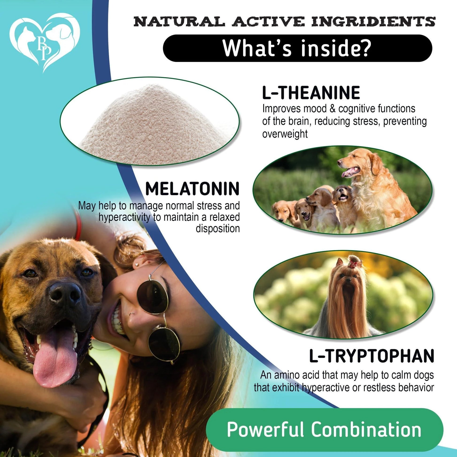 Hemp-Based Calming Chews for Dogs - Natural Treats for Puppy Separation Anxiety Relief