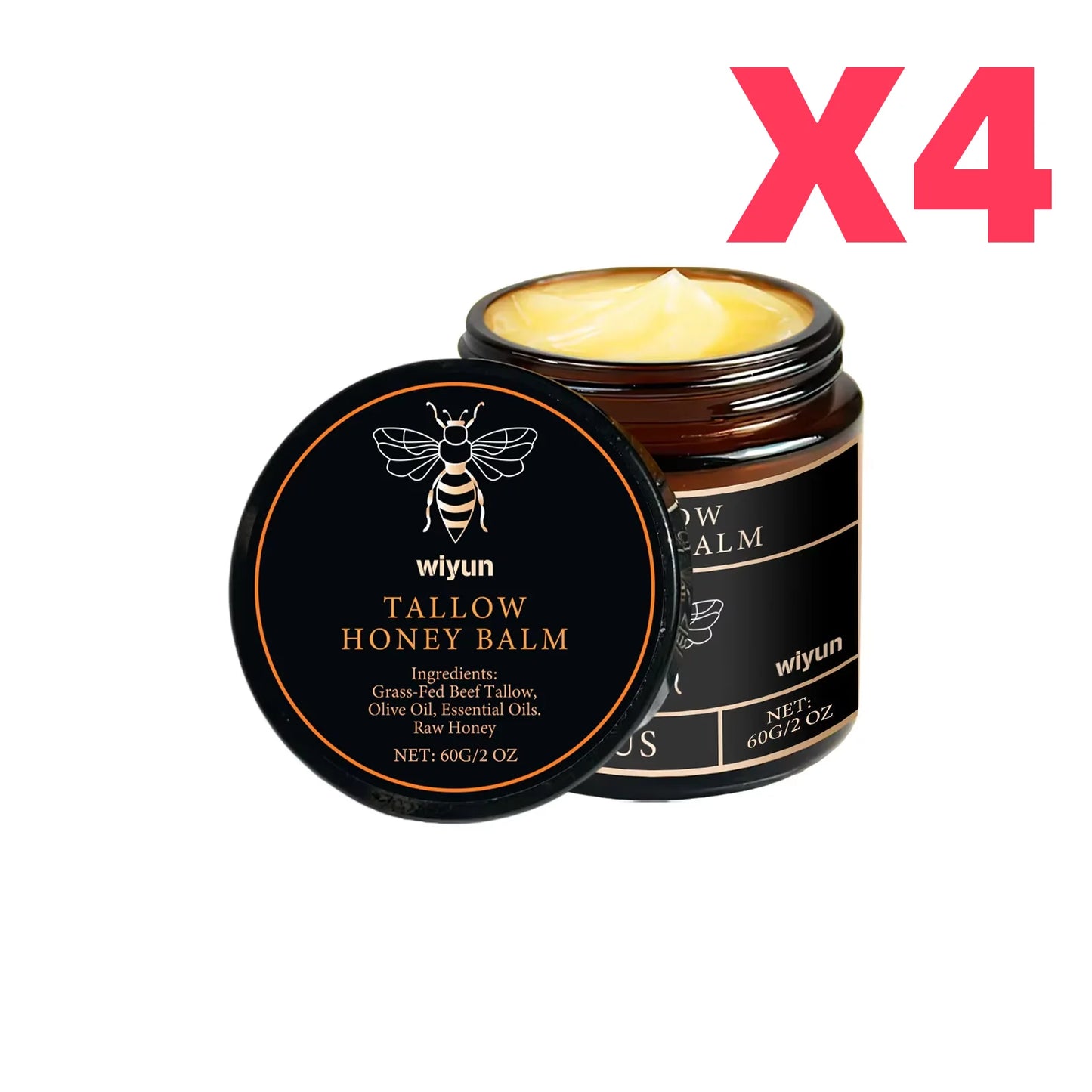 Beef Tallow Cream for Dark Spot Removal, Melanin Brightening, Firming, Tightening, and Moisturizing Body Lotion