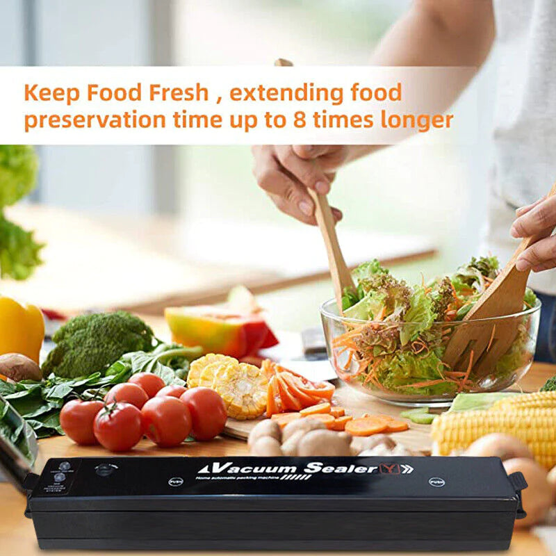 Automatic Vacuum Sealer for Food Preservation with Seal Bags
