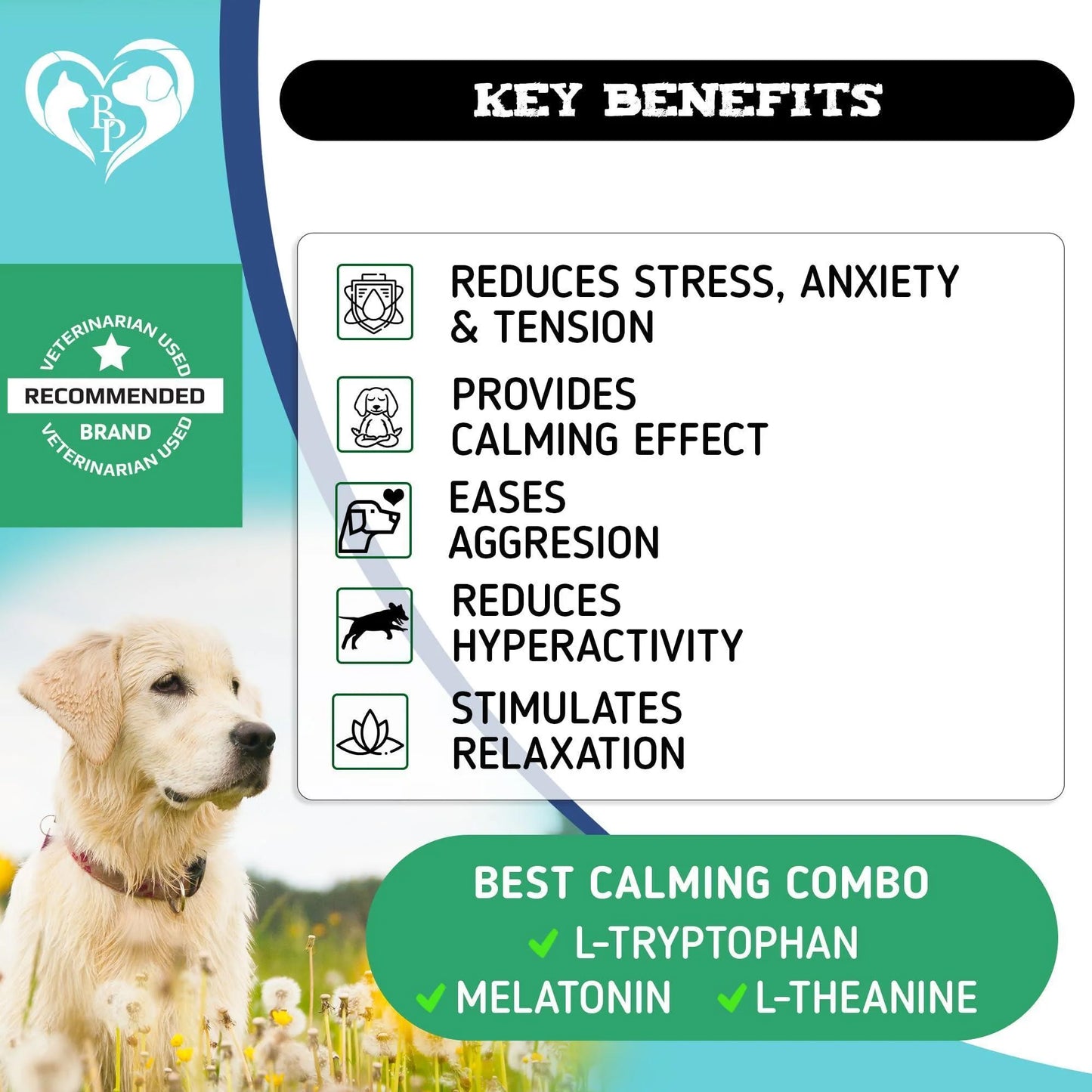Hemp-Based Calming Chews for Dogs - Natural Treats for Puppy Separation Anxiety Relief