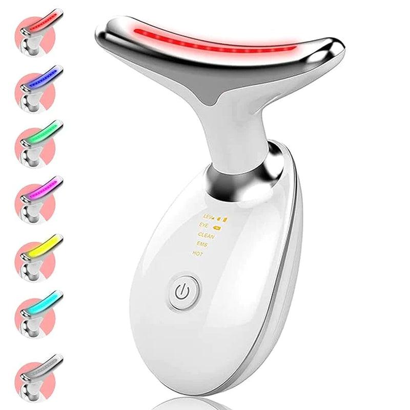 Professional Facial Massager for Skin Care | Double Chin Reduction | 7 Color Modes | Face Sculpting Device | Thermal, Vibration, Microcurrent Technology | USPS/UPS Tracking (US Shipping Only)
